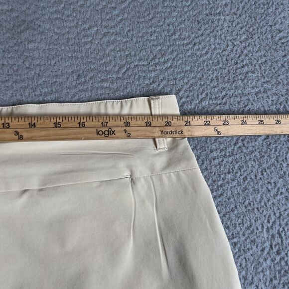 Lot of 2 Fabletics Chino Pants 41x32 Khaki Beige Cream Tapered Athleisure Hiking - Picture 8 of 16